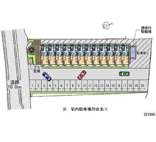 ★手数料０円★上越市西城町３丁目　月極駐車場（LP）